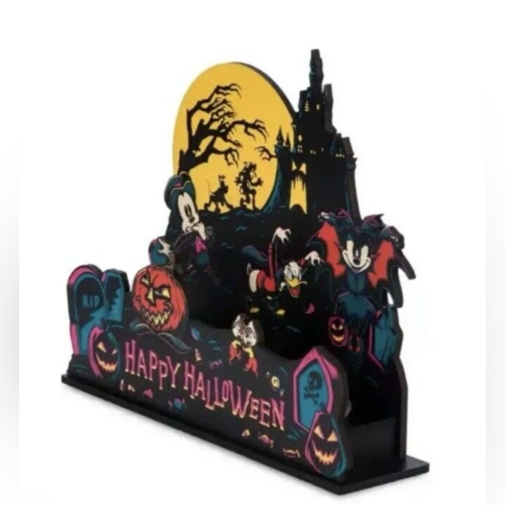 Disney Parks Halloween Mickey Minnie Mouse Friends‎ Light-Up Decoration NIB